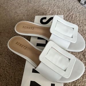 Schutz Sandalia Salto Rasteriro